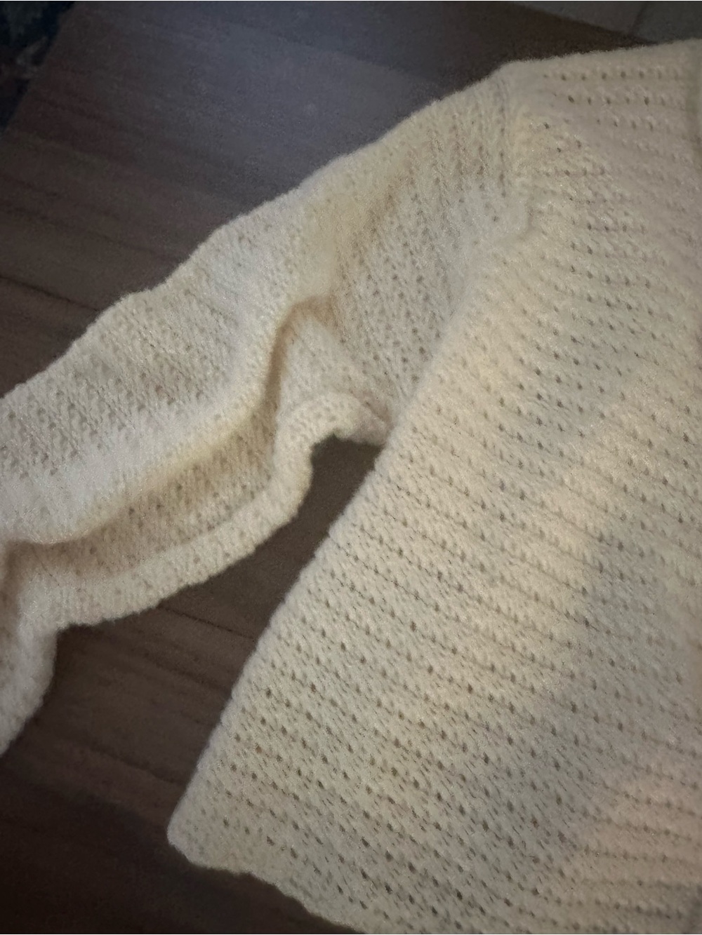 SHEIN Flirla Plus Tie Front Lantern Sleeve Cardigan - Picture 5 of 8